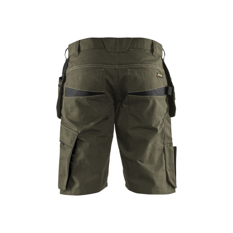 Service short met spijkerzakken