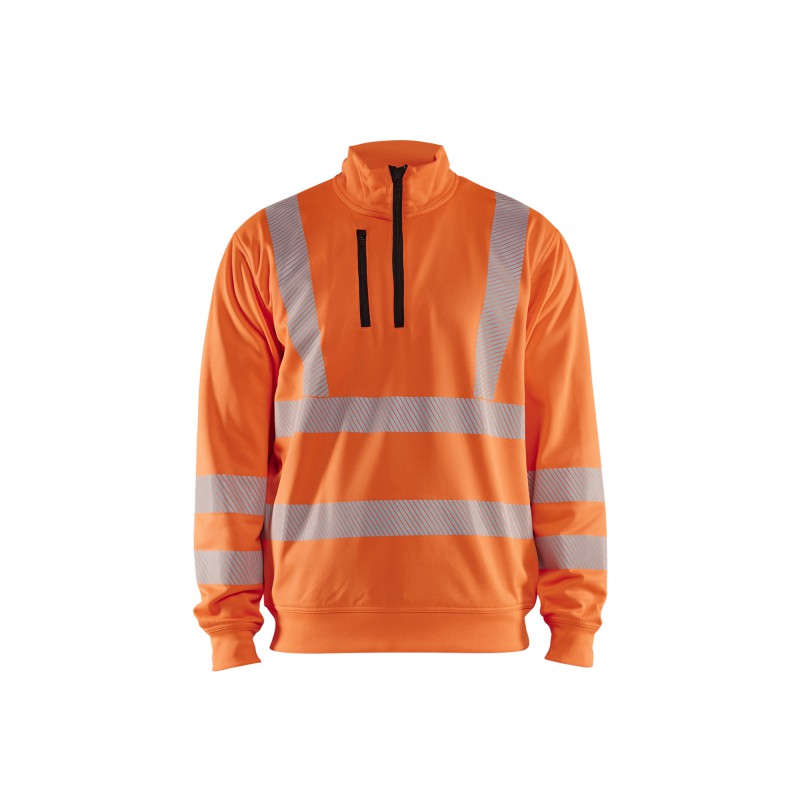 High Vis Sweatshirt halve rits High Vis Sweatshirt halve rits