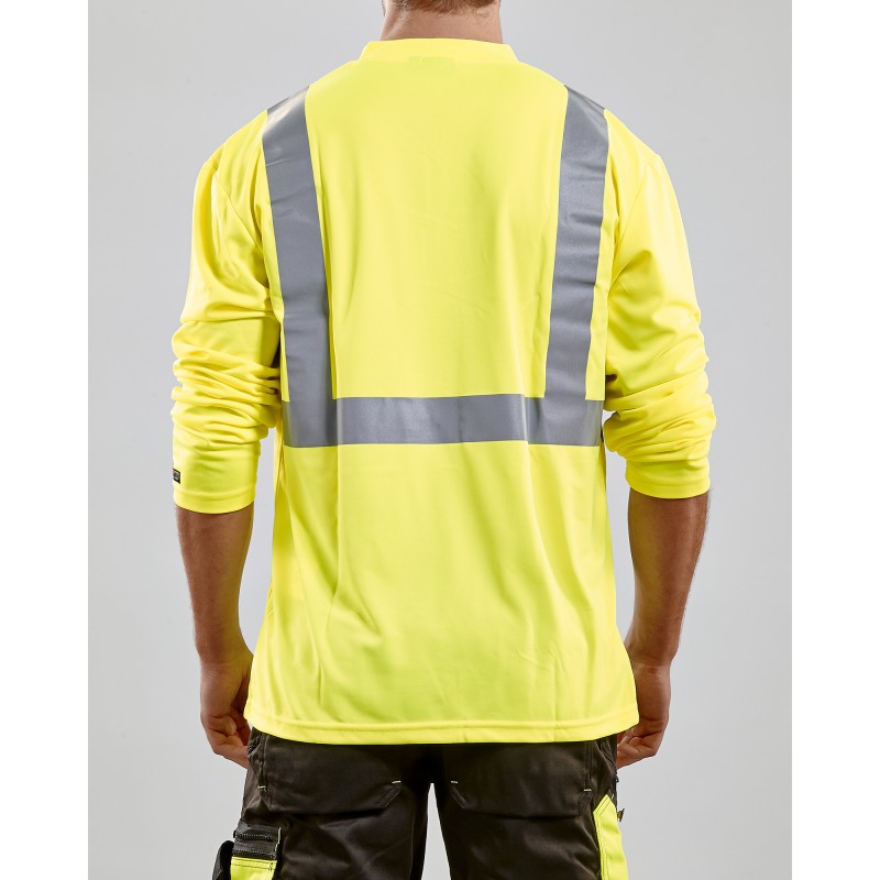 UV-T-shirt lange mouw High Vis