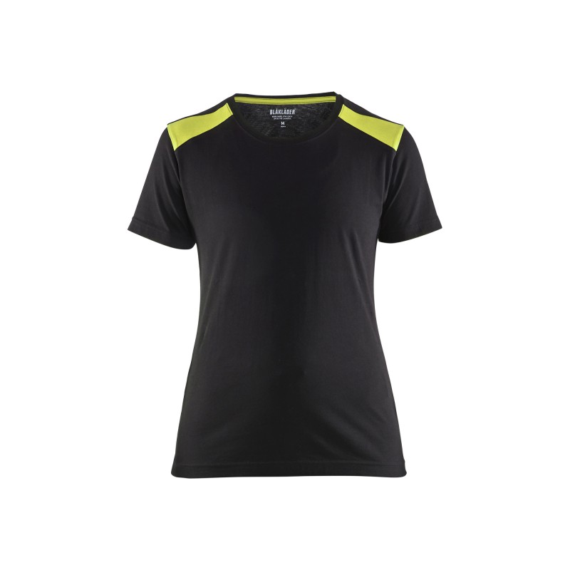 Dames T-shirt bi-colour Dames T-shirt bi-colour