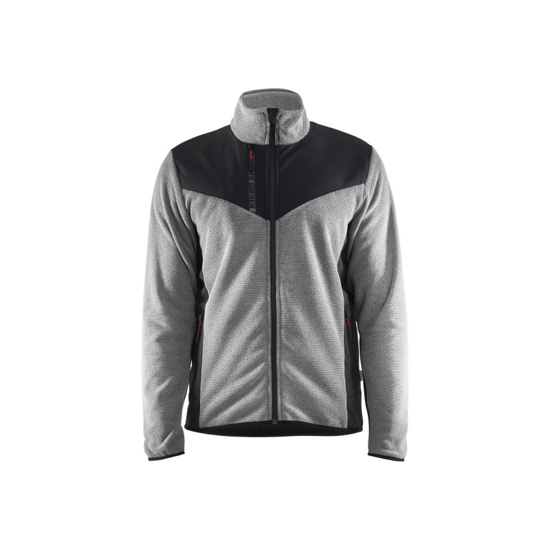 Gebreid vest met softshell