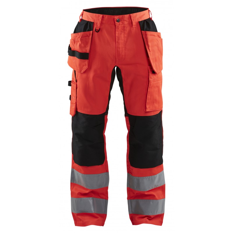 Werkbroek met stretch High Vis