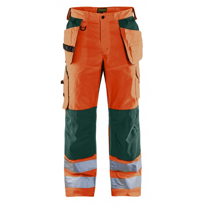Werkbroek High Vis met ventilatie