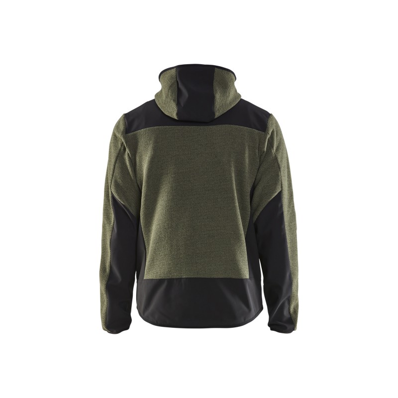Gebreid jack met softshell