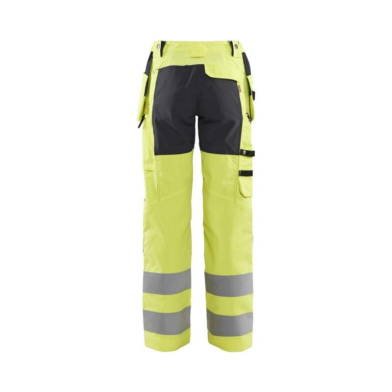 Dames werkbroek High Vis met stretch