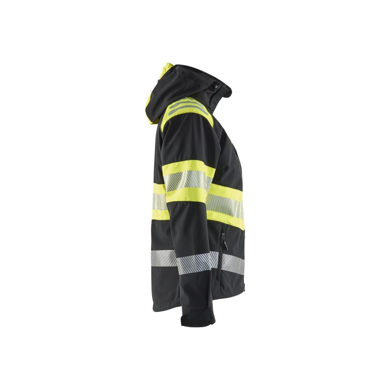 Dames Softshell Jack High Vis