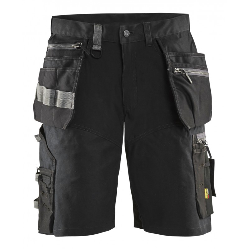 Short met stretch en spijkerzakken