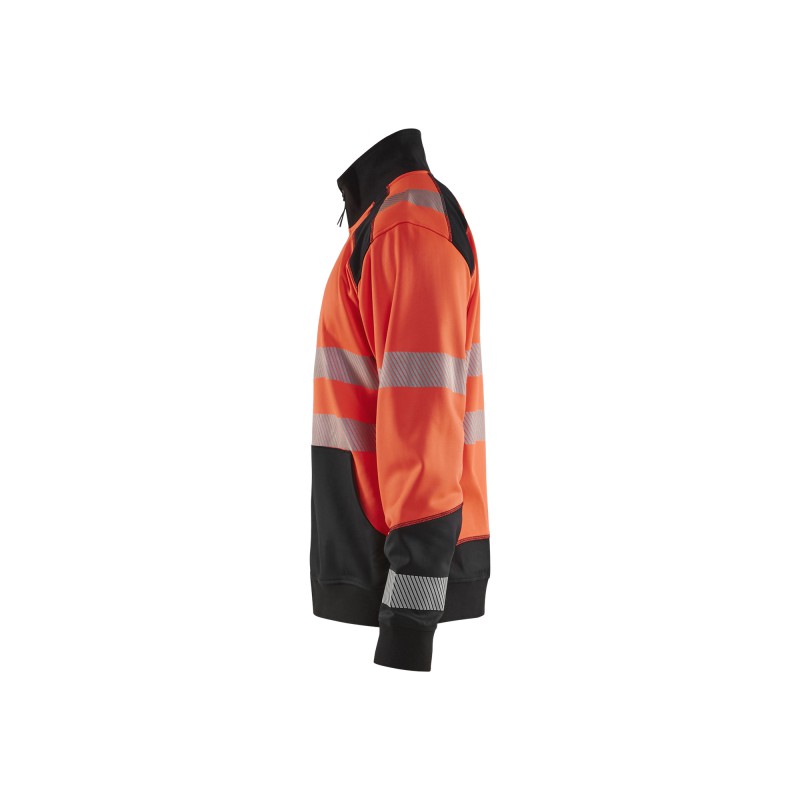 Sweatshirt hele rits High Vis