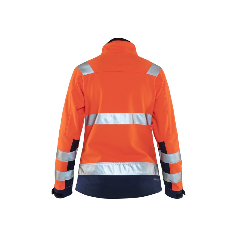 Dames Softshell jack High Vis