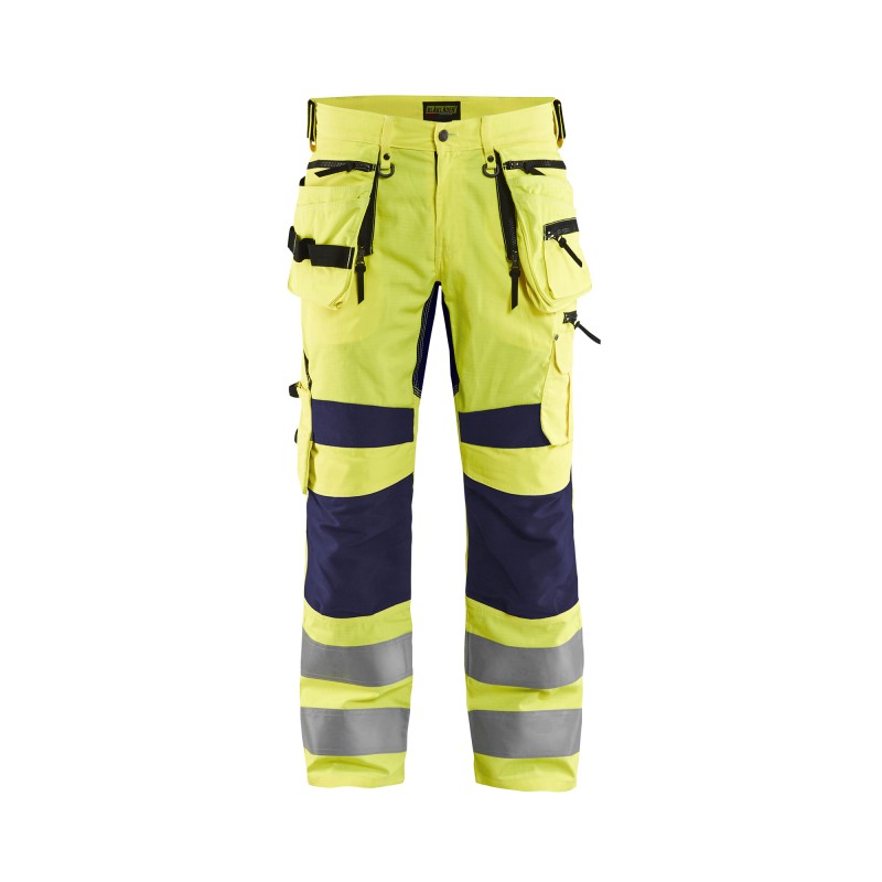 Werkbroek met stretch High Vis