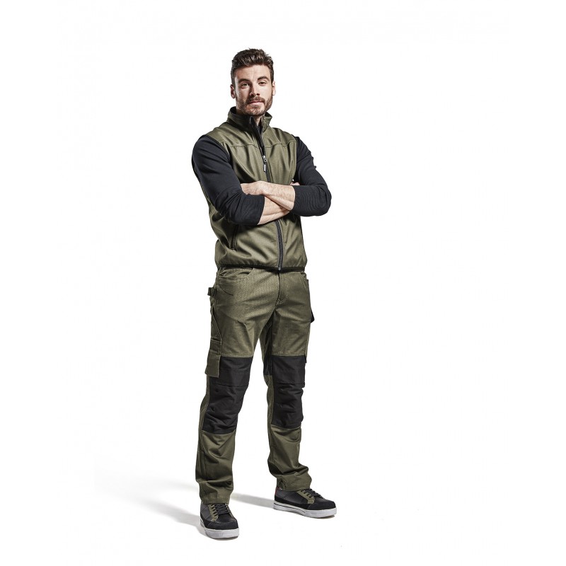 Service werkbroek met stretch zonder spijkerzakken