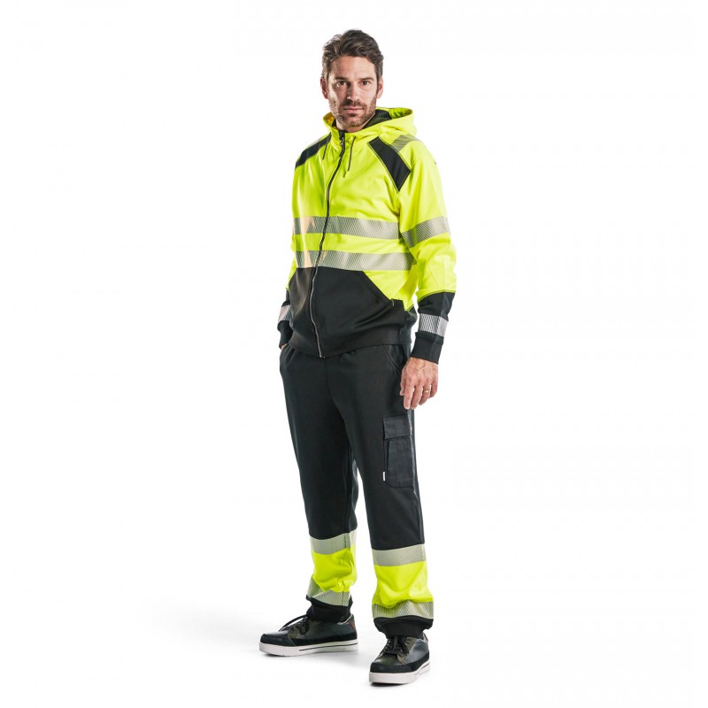 Hooded sweatshirt High Vis