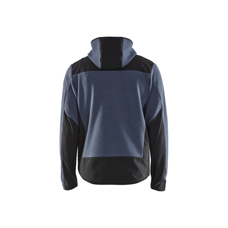 Gebreid jack met softshell