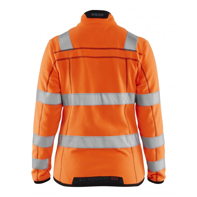 Dames Microfleecevest High Vis