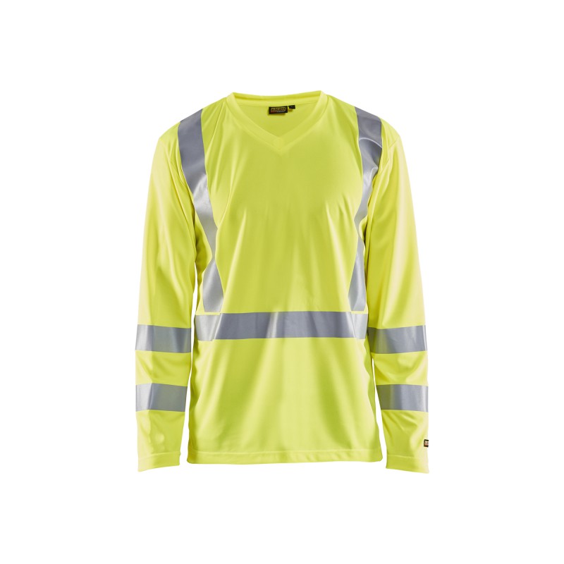 UV-T-shirt lange mouw High Vis