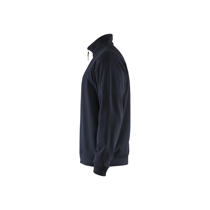 Sweatshirt met halve rits Sweatshirt met halve rits