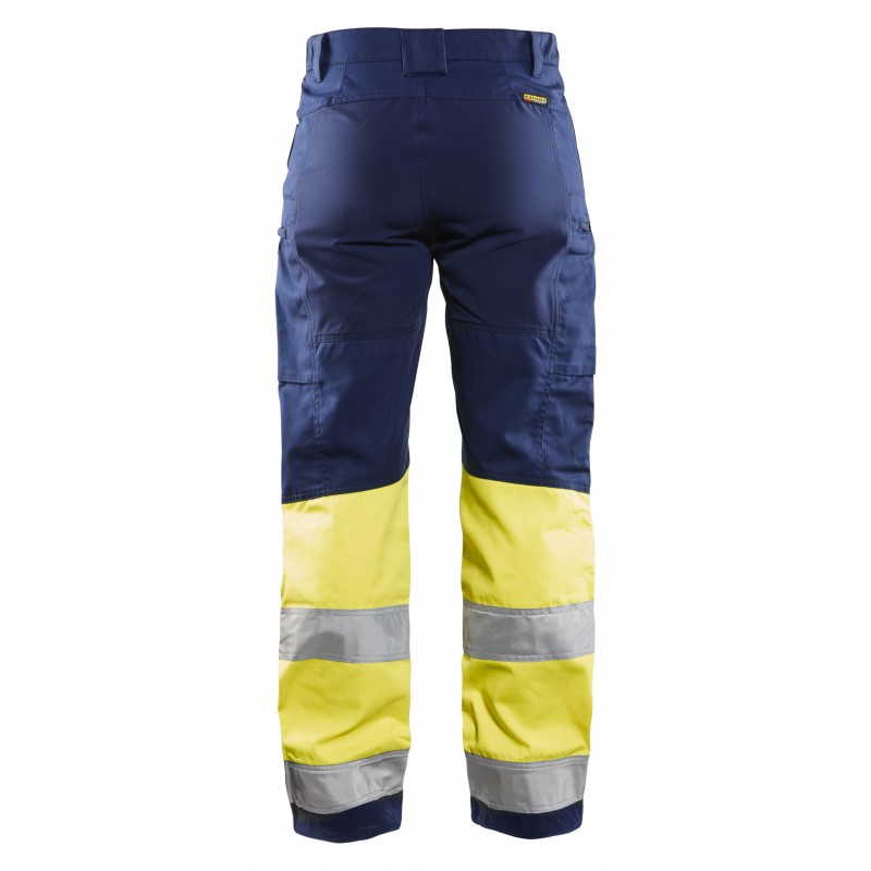 Dames werkbroek High Vis met stretch