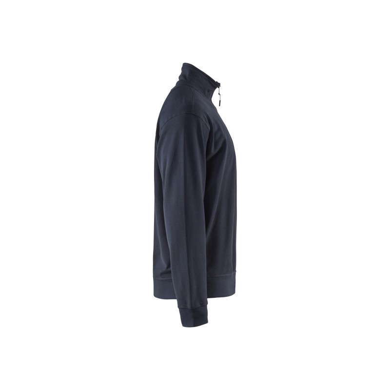 Sweatshirt met halve rits Sweatshirt met halve rits