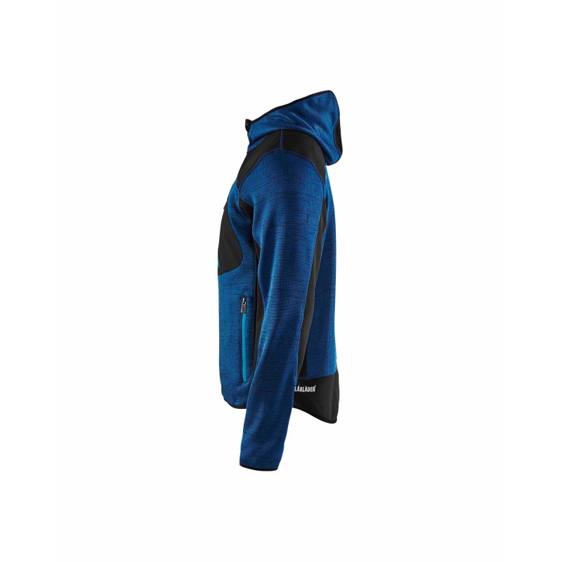 Gebreid vest met softshell