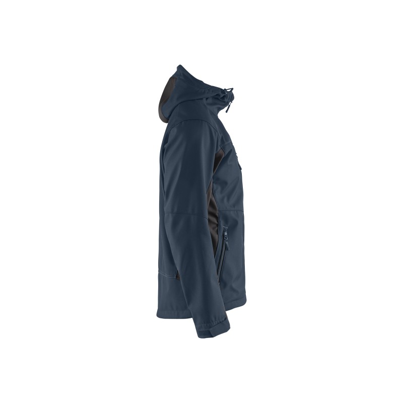 Softshell jack met capuchon