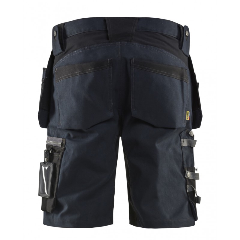 Short met stretch en spijkerzakken