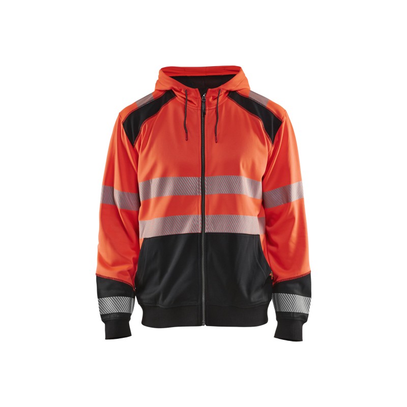 Hooded sweatshirt High Vis