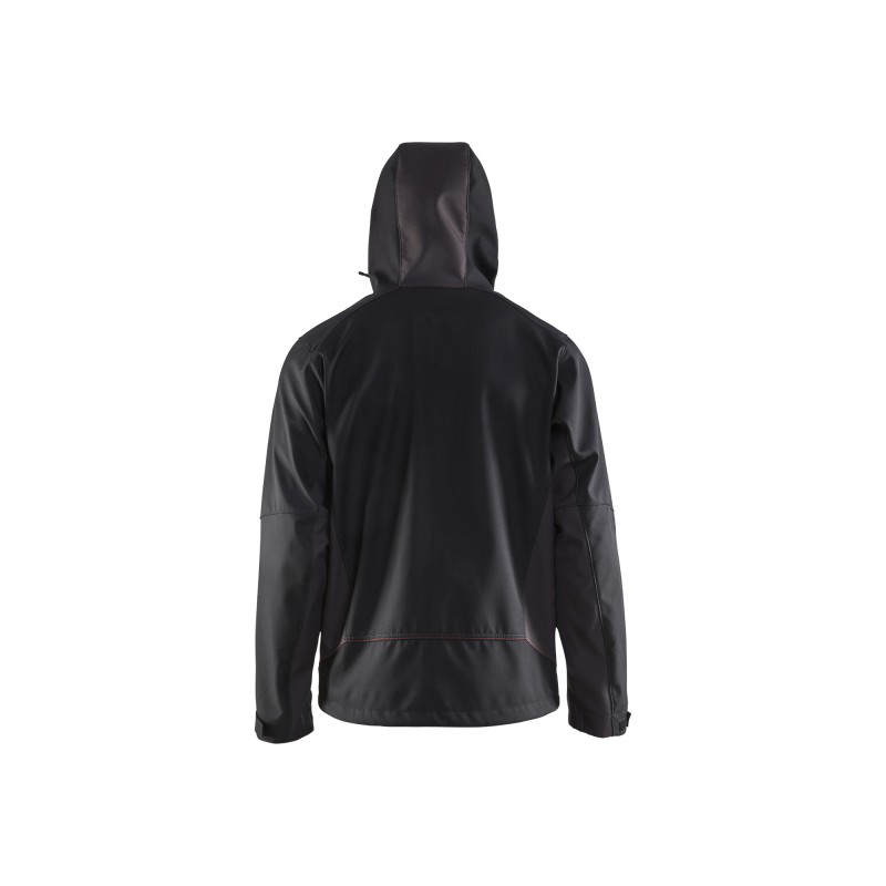 Softshell jack met capuchon