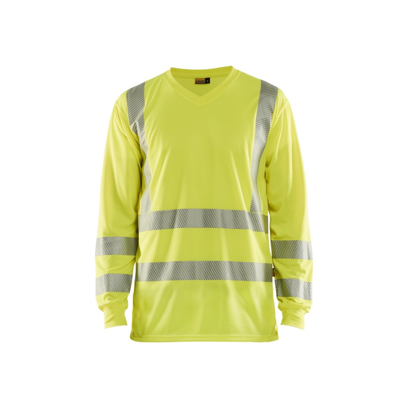UV-T-shirt lange mouw High Vis