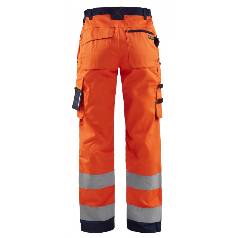 Dames werkbroek High Vis zonder spijkerzakken
