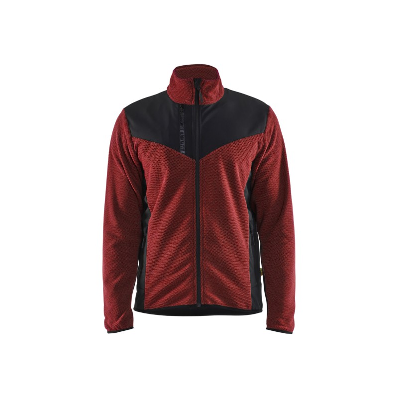 Gebreid vest met softshell