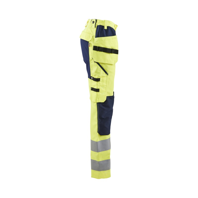 Dames werkbroek High Vis met stretch