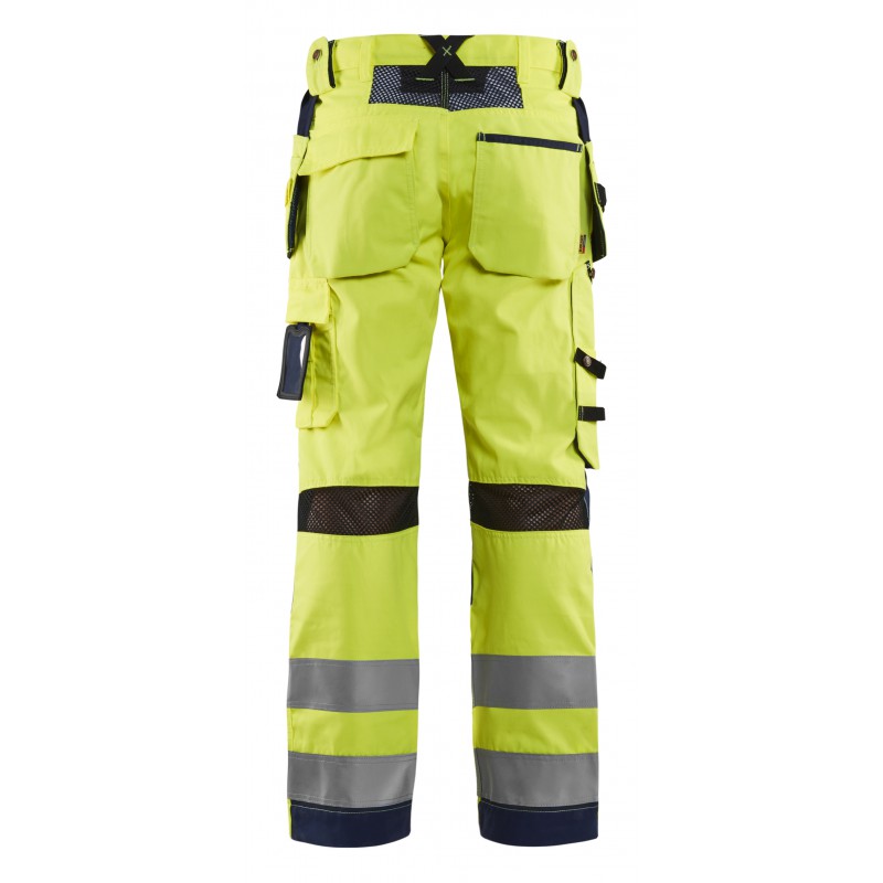 Werkbroek High Vis met ventilatie