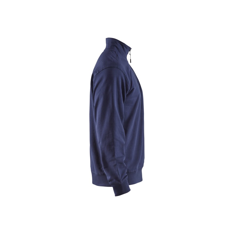 Sweatshirt met halve rits Sweatshirt met halve rits