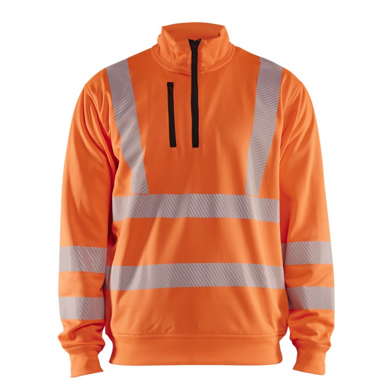High Vis Sweatshirt halve rits High Vis Sweatshirt halve rits