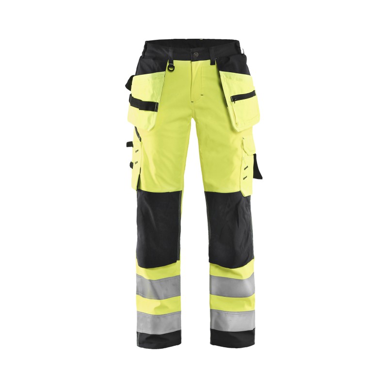 Dames Softshell werkbroek High Vis