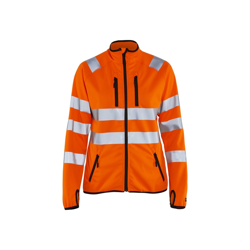 Dames Softshell jack High Vis