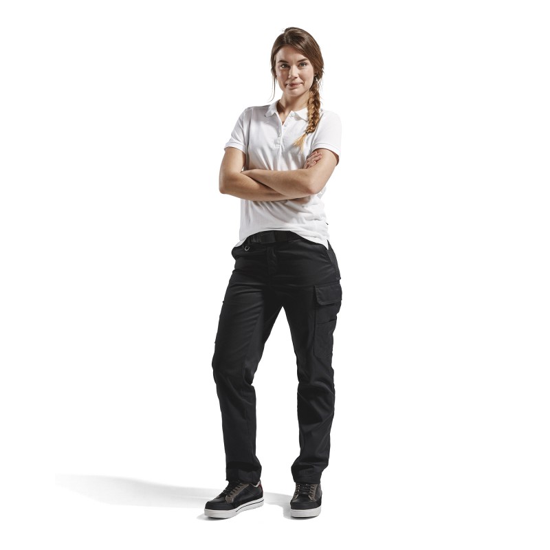 Dames poloshirt piqué