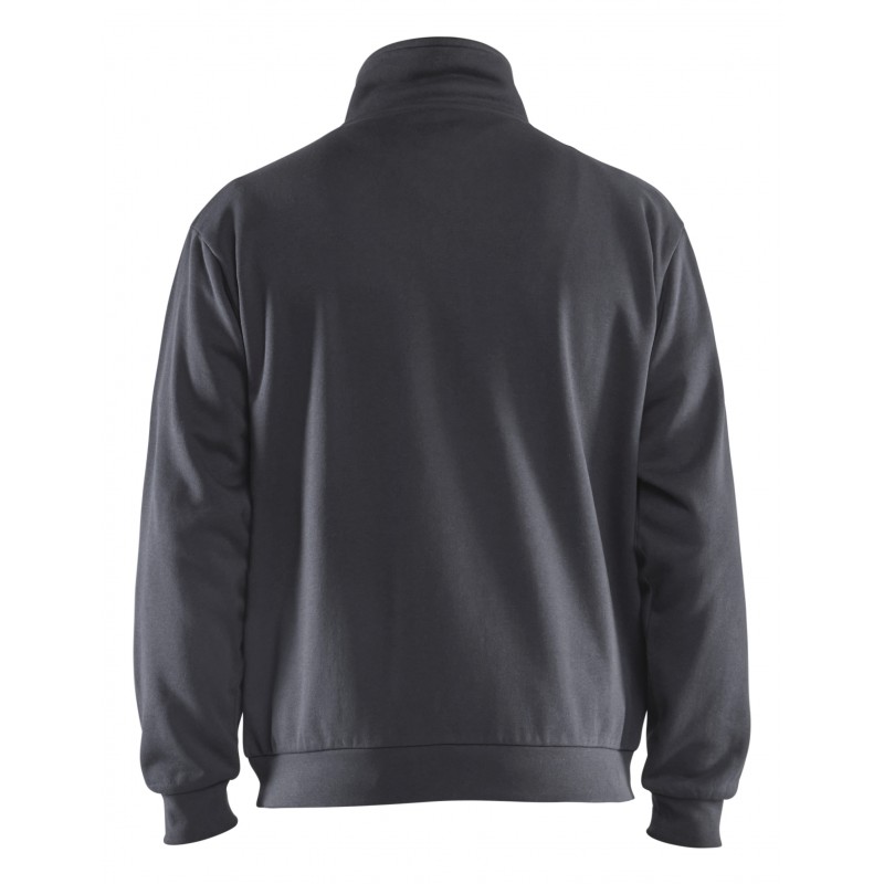 Sweatshirt met halve rits Sweatshirt met halve rits