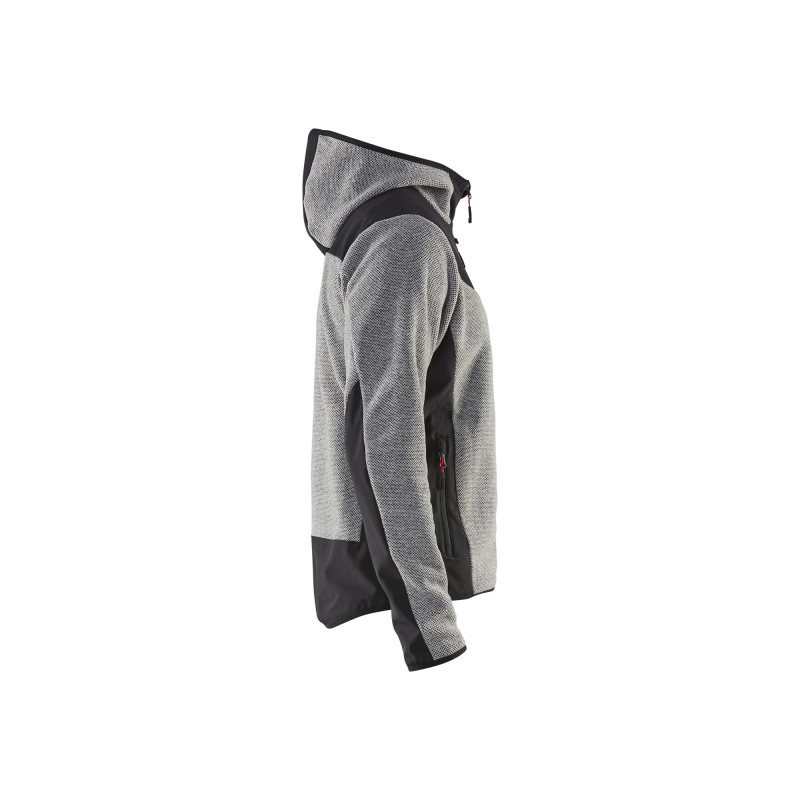 Gebreid jack met softshell