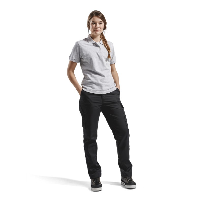 Dames poloshirt piqué