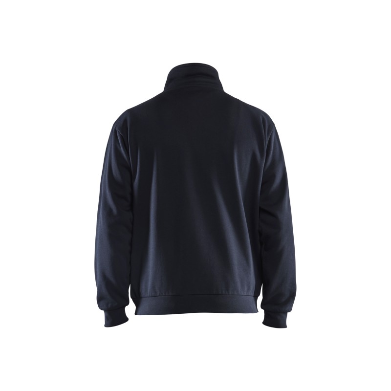 Sweatshirt met halve rits Sweatshirt met halve rits