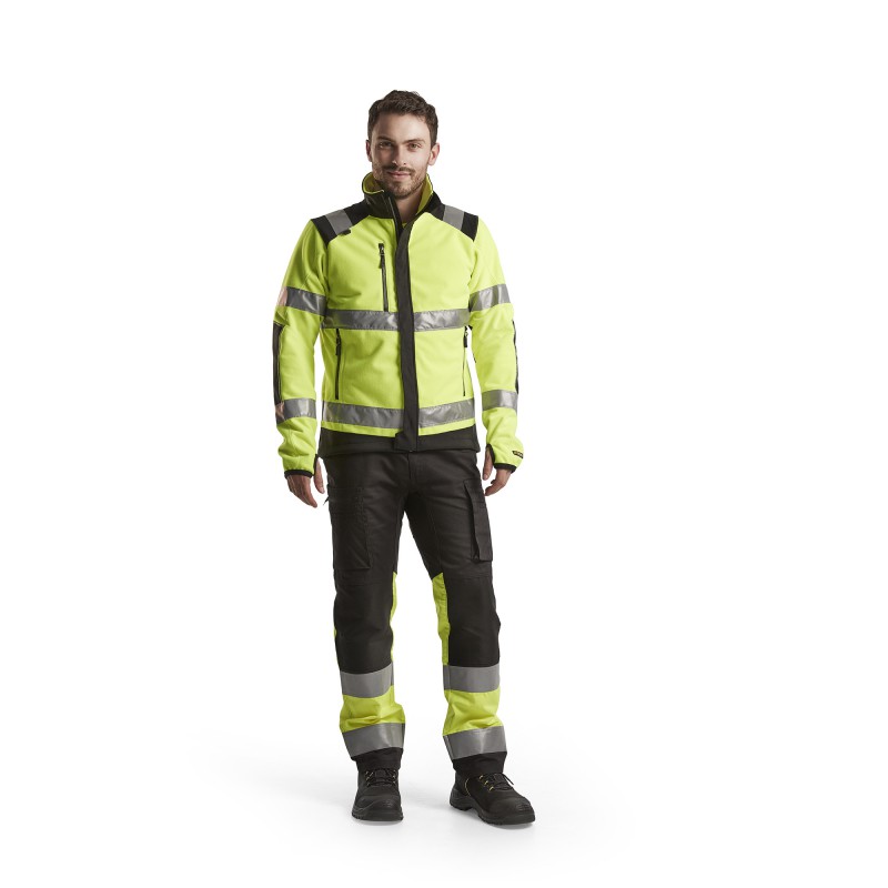 Werkbroek met stretch High Vis