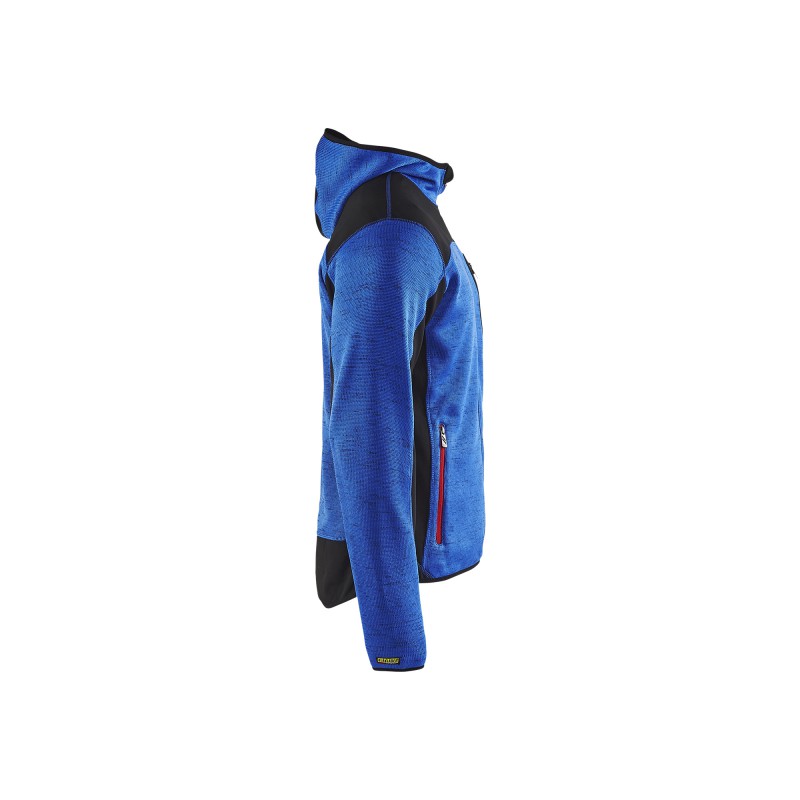 Gebreid vest met softshell