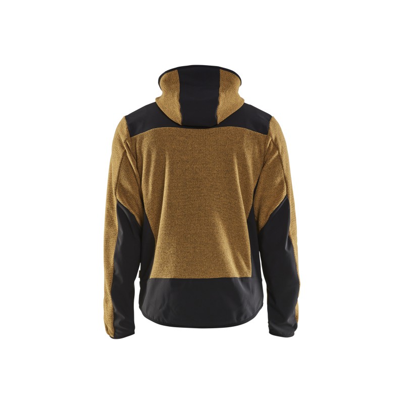 Gebreid jack met softshell