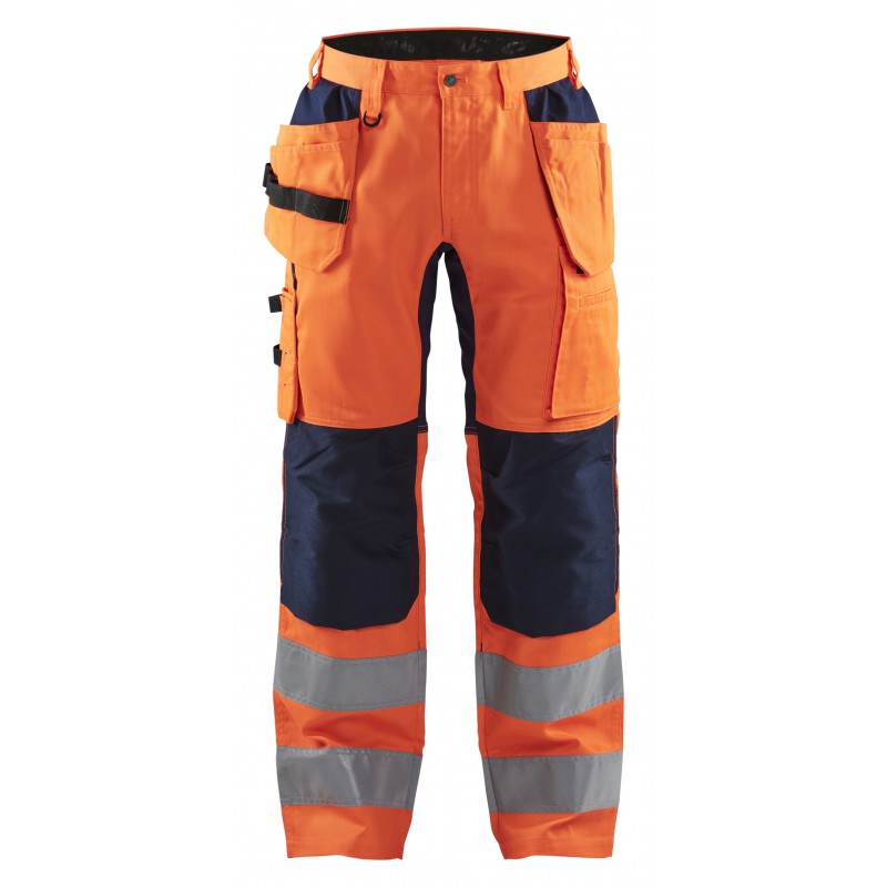 Werkbroek met stretch High Vis