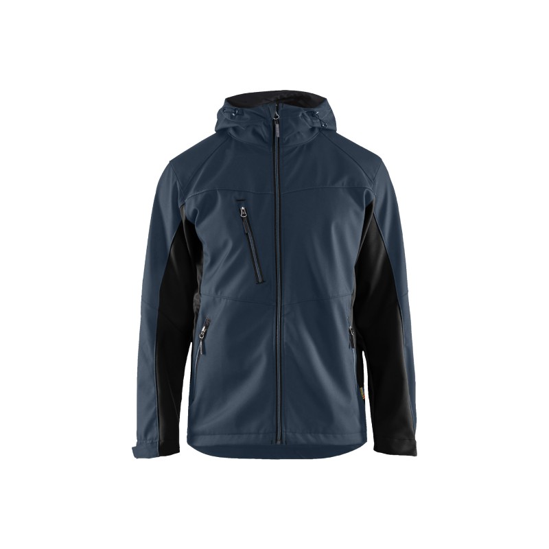 Softshell jack met capuchon