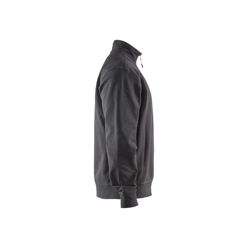 Sweatshirt met halve rits Sweatshirt met halve rits