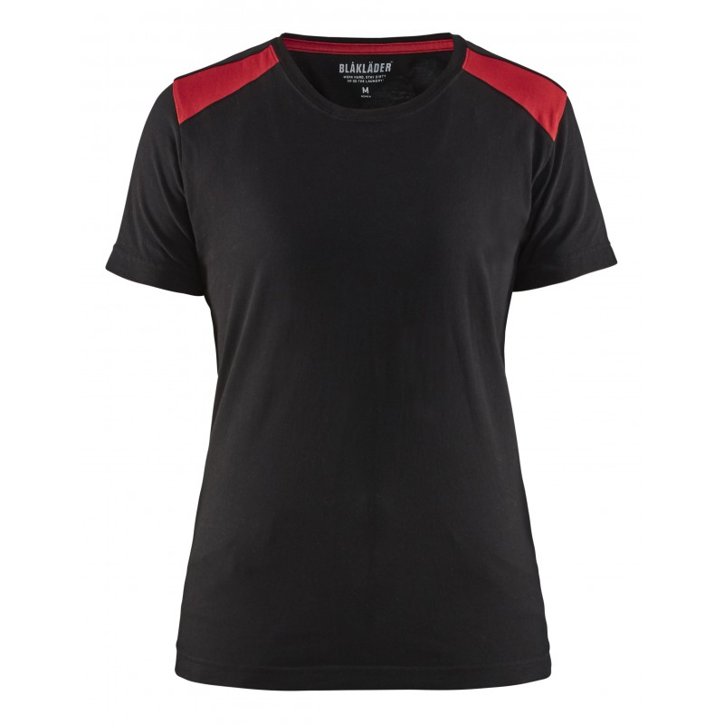 Dames T-shirt bi-colour Dames T-shirt bi-colour