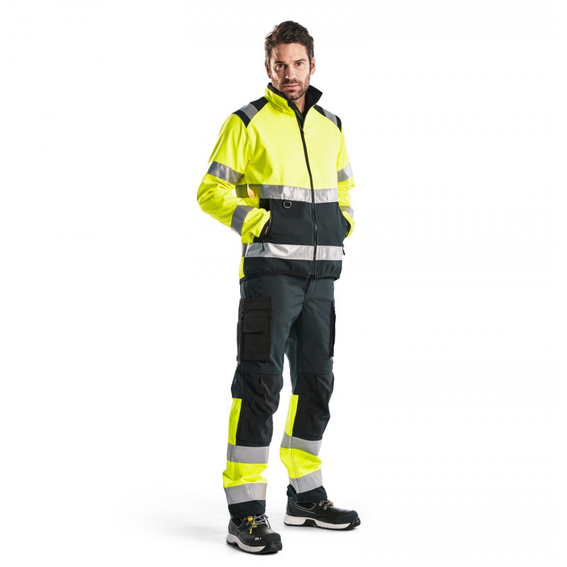 Softshell werkbroek High Vis