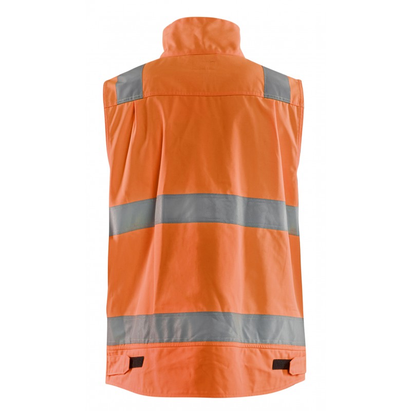 Werkvest. Ongevoerd High Vis